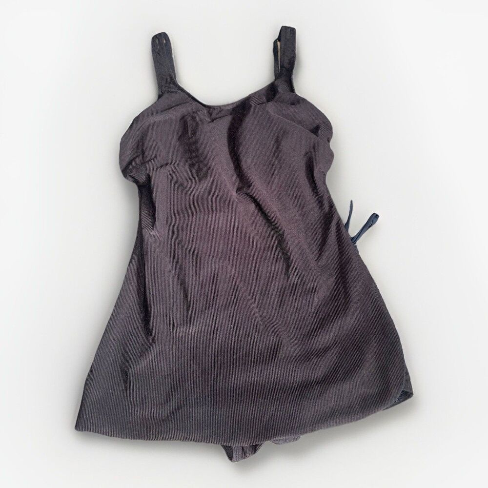 T.H.E. Swimwear One Piece Multi With Skirt Adjustable Straps Black Size 10